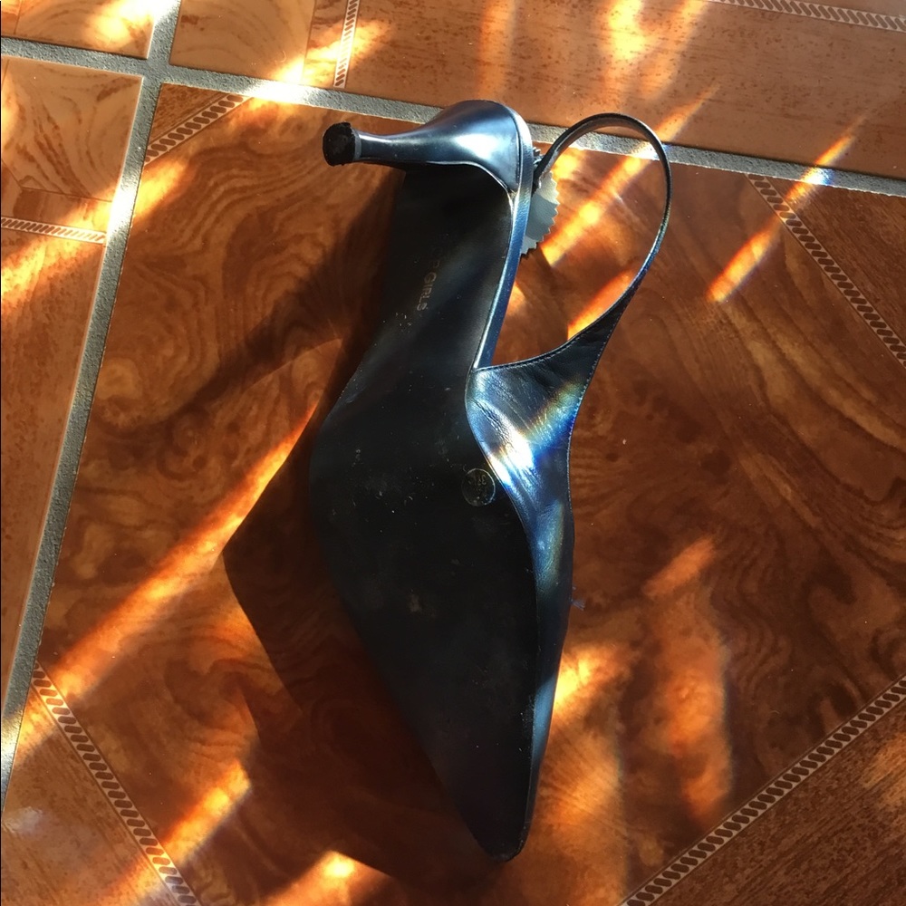 Blue sling back BCBG